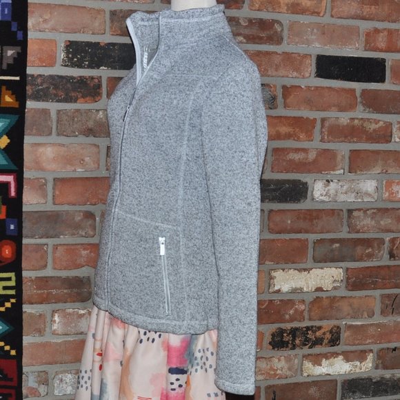 McKinley Rubin ll Grey Knit Fleece Full-Zip Jacket M - Picture 6 of 8